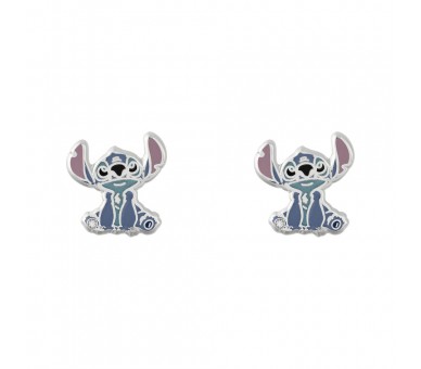 Pendientes + plato bisuteria Stitch Disney