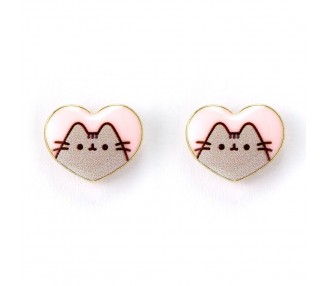 Pendientes Corazon Pusheen