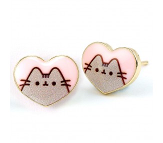 Pendientes Corazon Pusheen