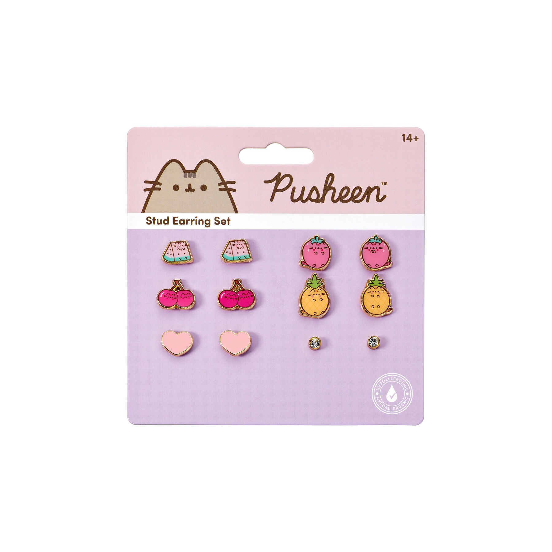 Set 6 pares pendientes Pusheen