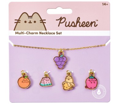 Colgante + charms Frutas Pusheen