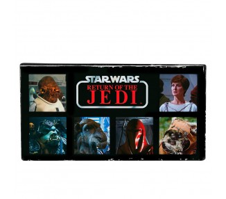 Set 6 figuras coleccion Retro Star Wars El Retorno del Jedi 9,5cm surtido