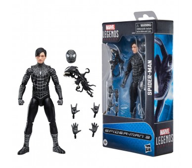 Figura Symbiote Spider-Man Spiderman 3 Marvel Legends 15cm
