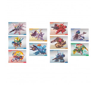 Figura sorpresa Superior Define No 01 Gundam 6cm surtido