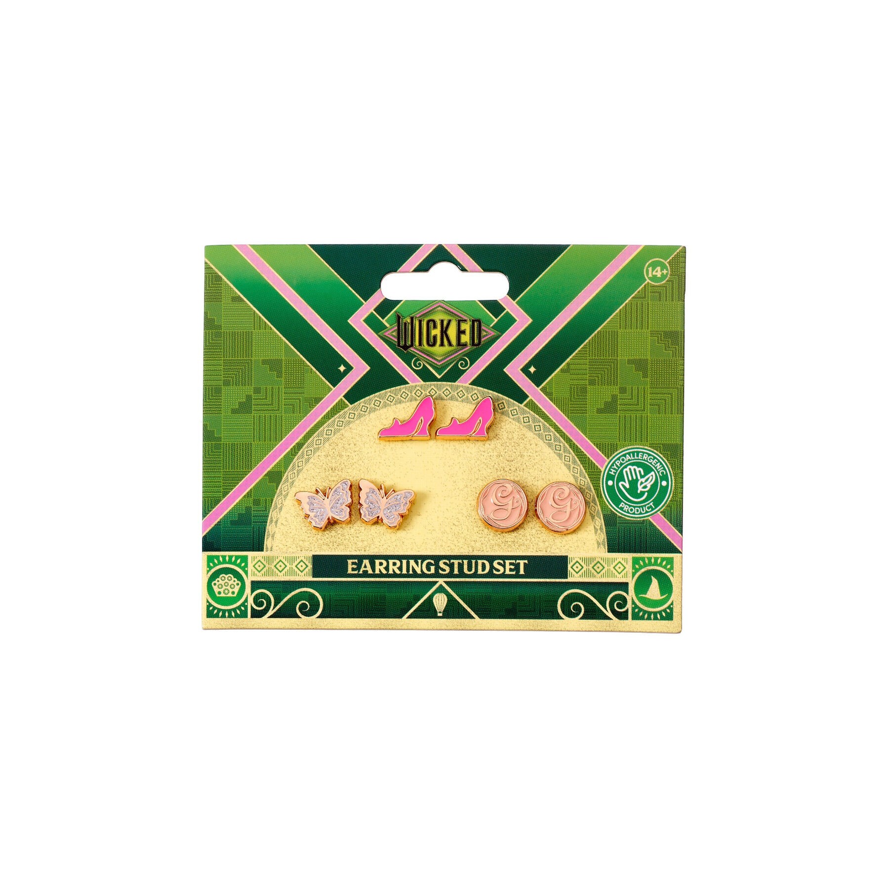 Set 3 pares de pendientes Wicked