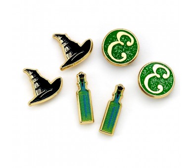 Set 3 pares de pendientes Wicked
