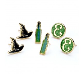 Set 3 pares de pendientes Wicked