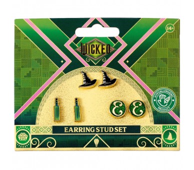 Set 3 pares de pendientes Wicked