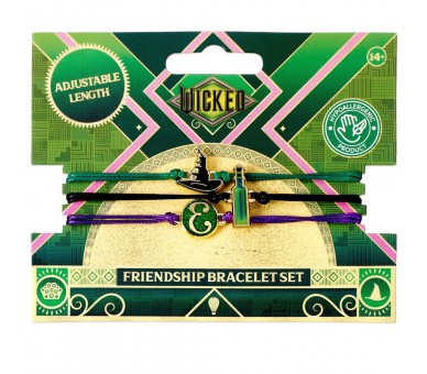 Set 2 pulseras Elphaba Glinda Wicked