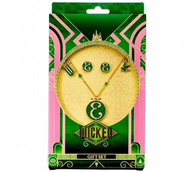 Set Colgante + pendientes Elphaba Wicked