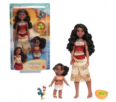 Blister 2 muñecas Vaiana & Simea Moana 2 Disney