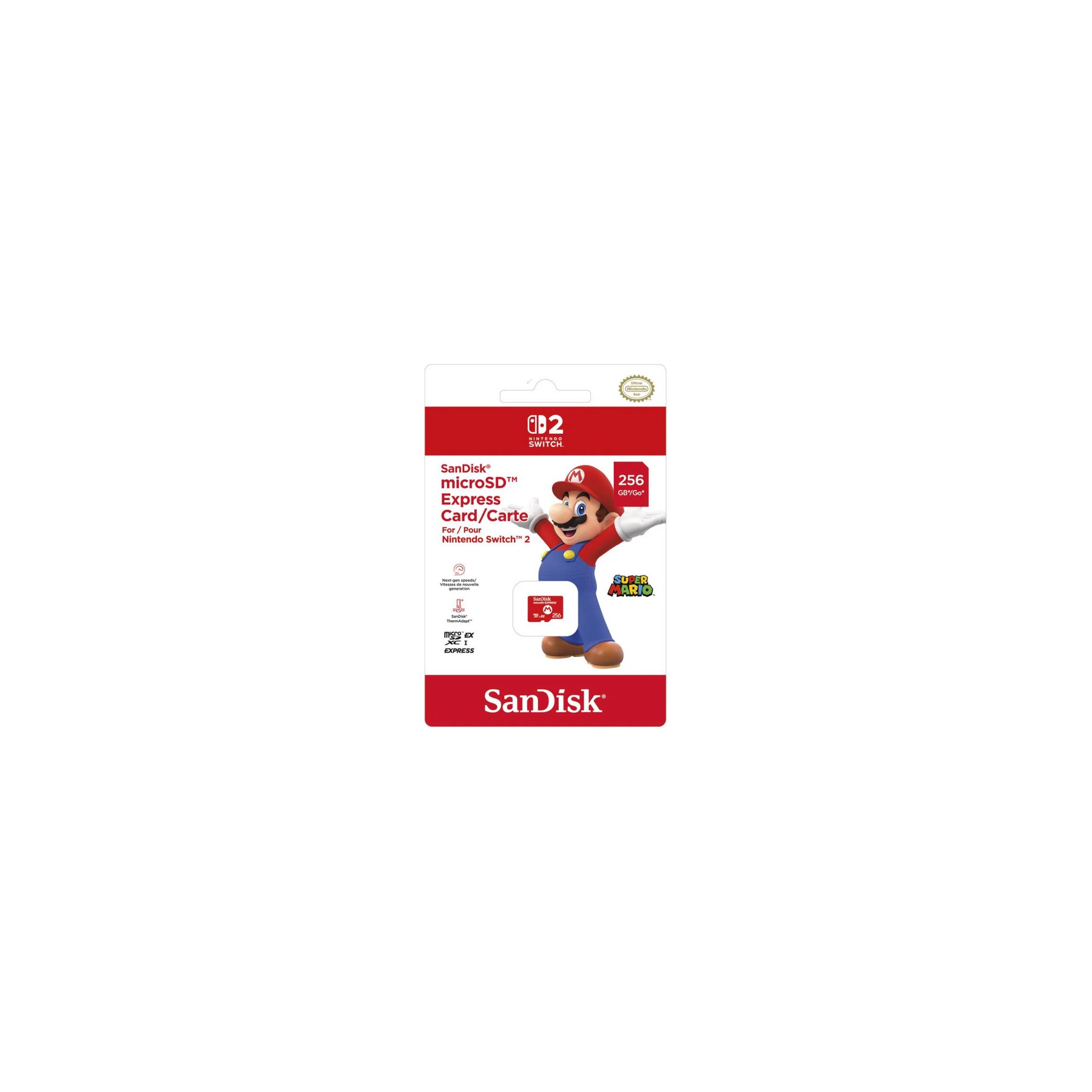 SANDISK MICRO SD EXPRESS CARD 256 GB (NINTENDO SWITCH 2)