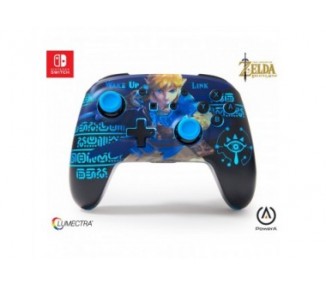 PowerA Enhanced Wireless Controller With Lumectra Etched - Wake Up Link (Nintendo Switch)