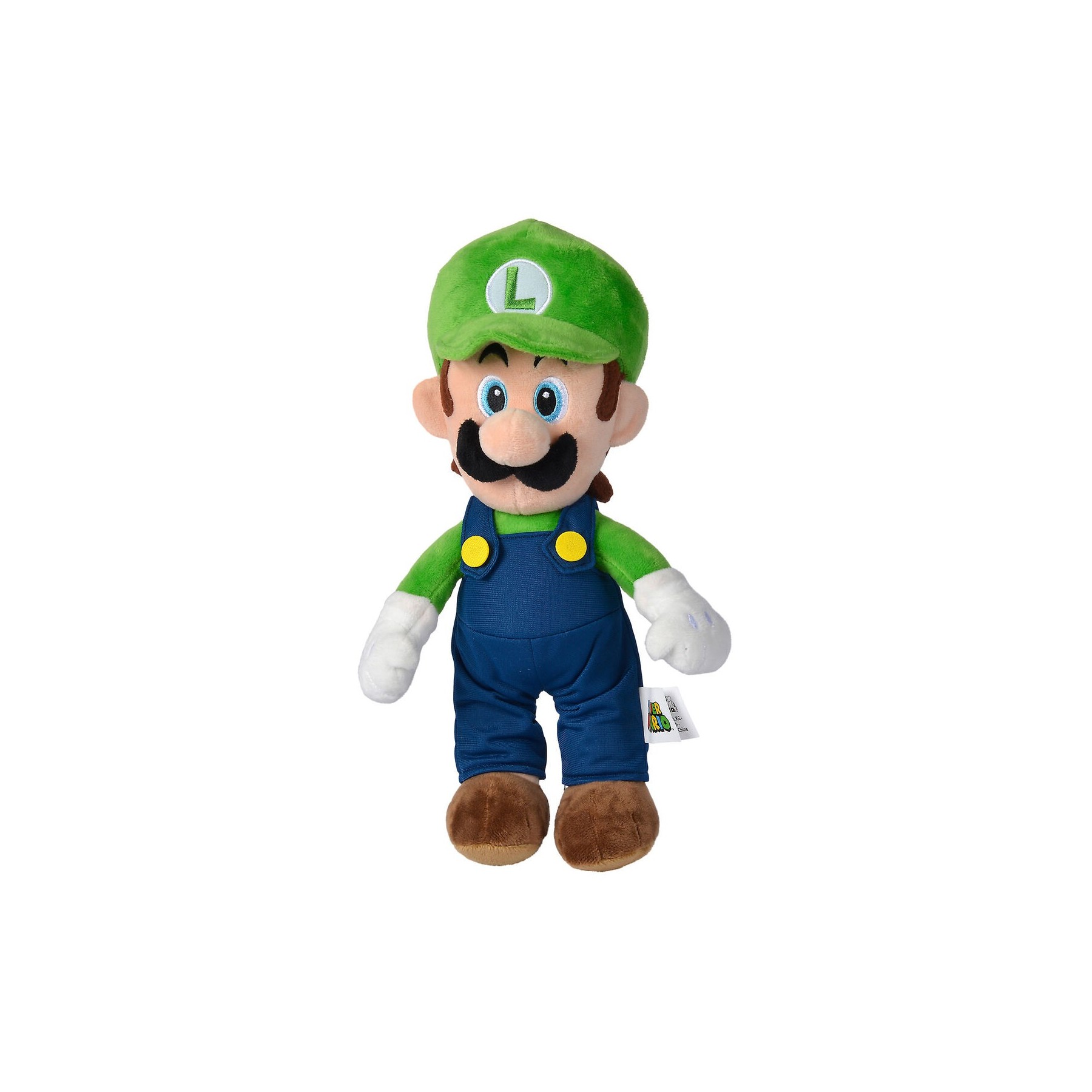 Peluche Luigi Super Mario Bros 30Cm