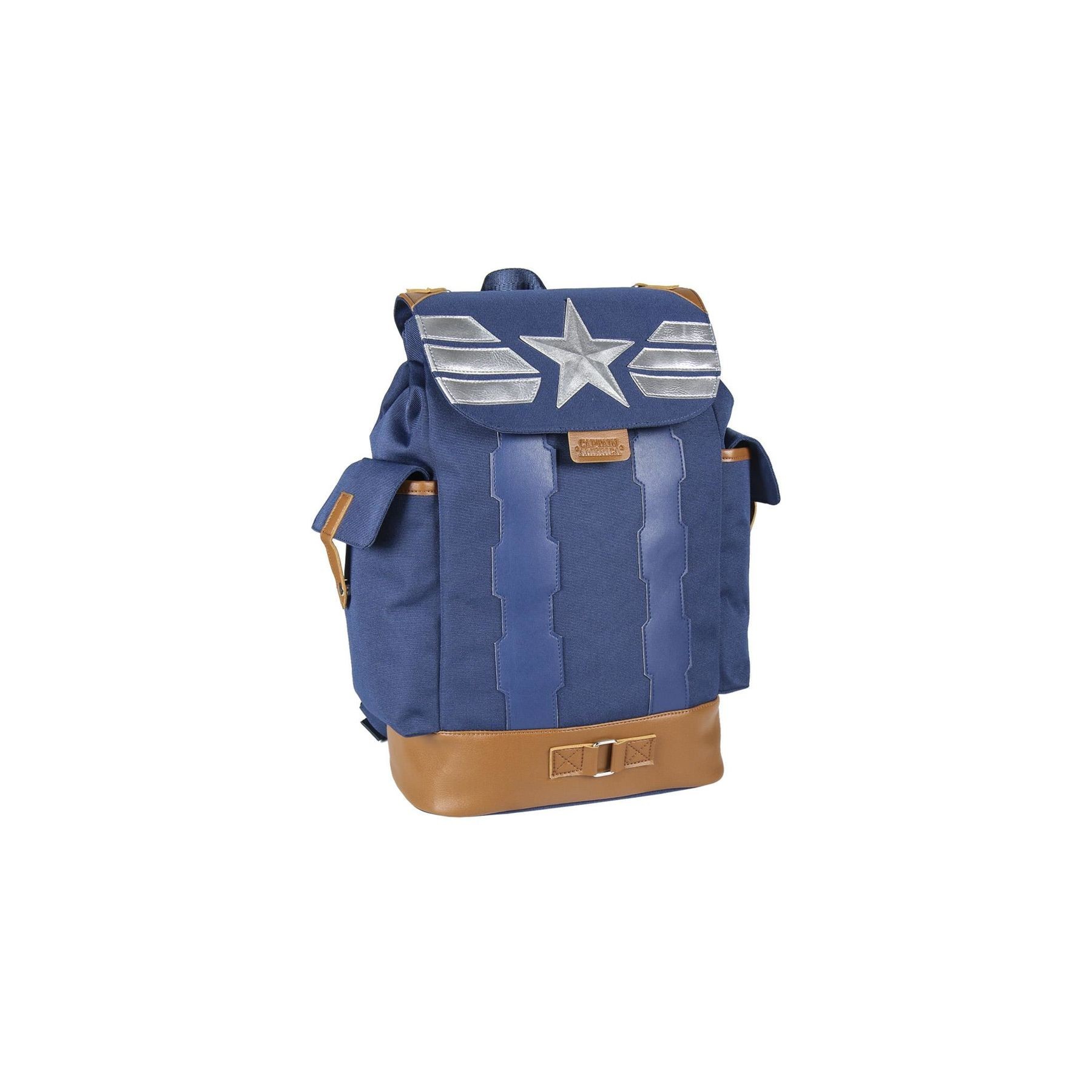 Mochila Capitán América Barras Y Estrella