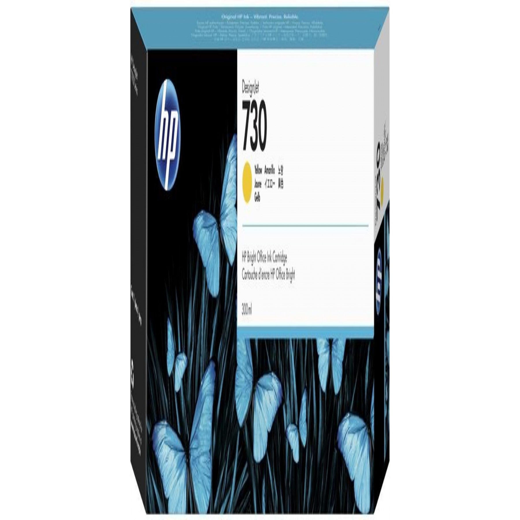 Hp Tinta Amarillo Designjet T1700 Series - Nº 730 *Alta Capa