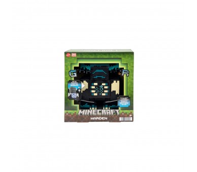 Figura Mattel Minecraft Warden Con Luces Y Sonidos