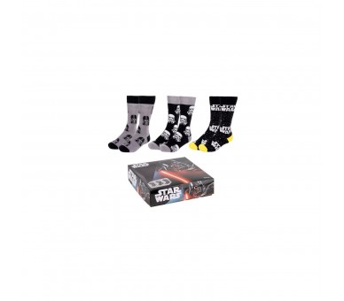 Set 3 Calcetines Star Wars Adulto Adulto