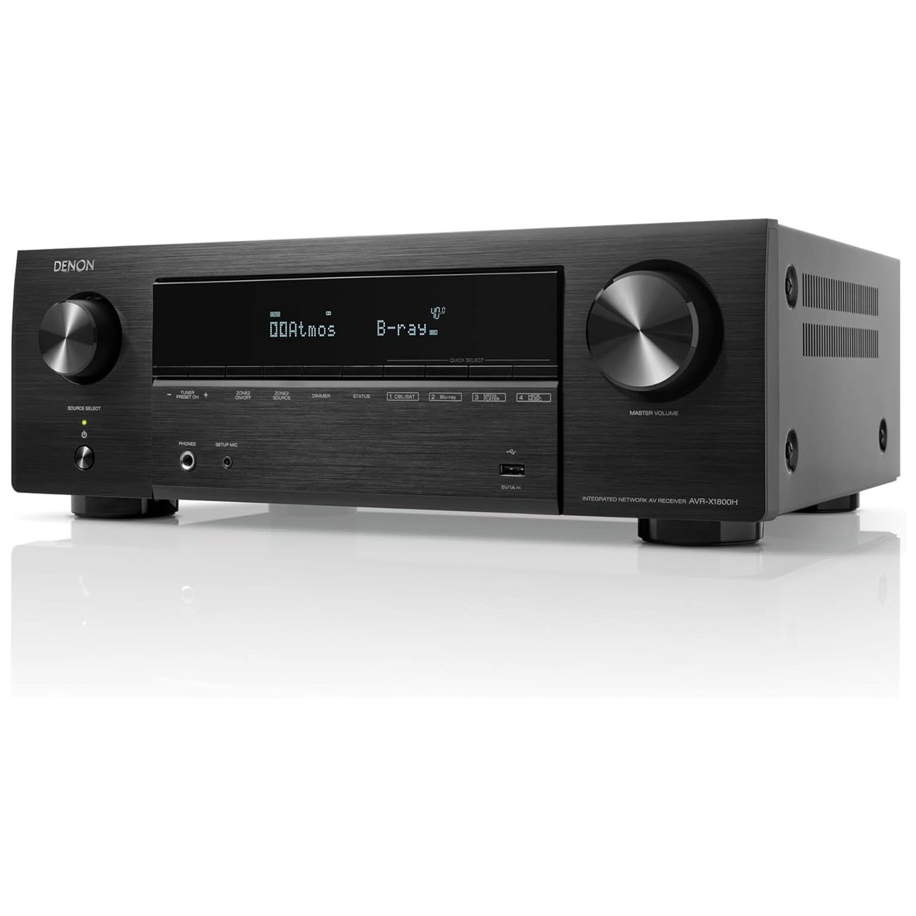 Denon Avr-X1800H Black / Receptor Av 7.2Ch 145W 8K