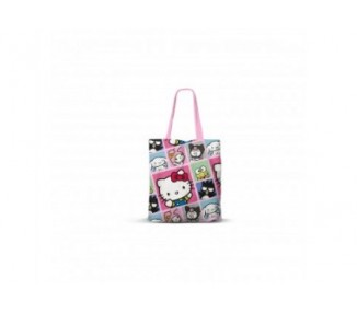 Bolsa Shopping Panels Hello Kitty 40Cm
