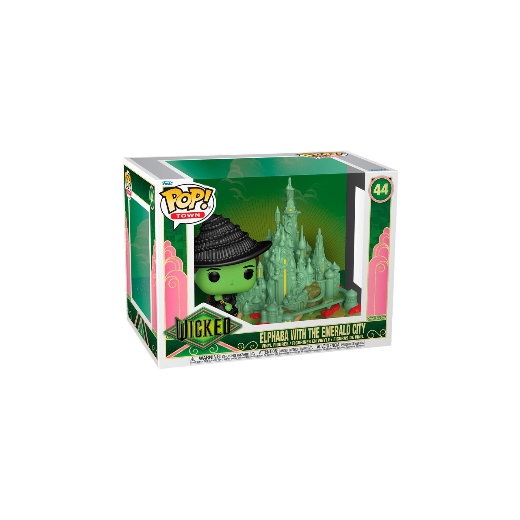 Figura Pop Town Wicked Elphaba With The Emerald City