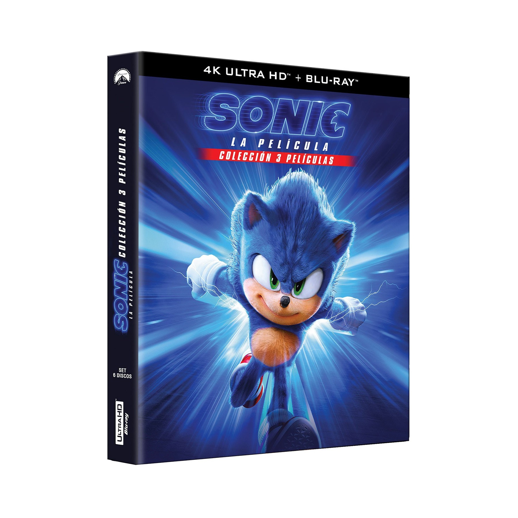 Sonic - Coleccion 3 Peliculas 4K Uhd + Bd - Bd Br