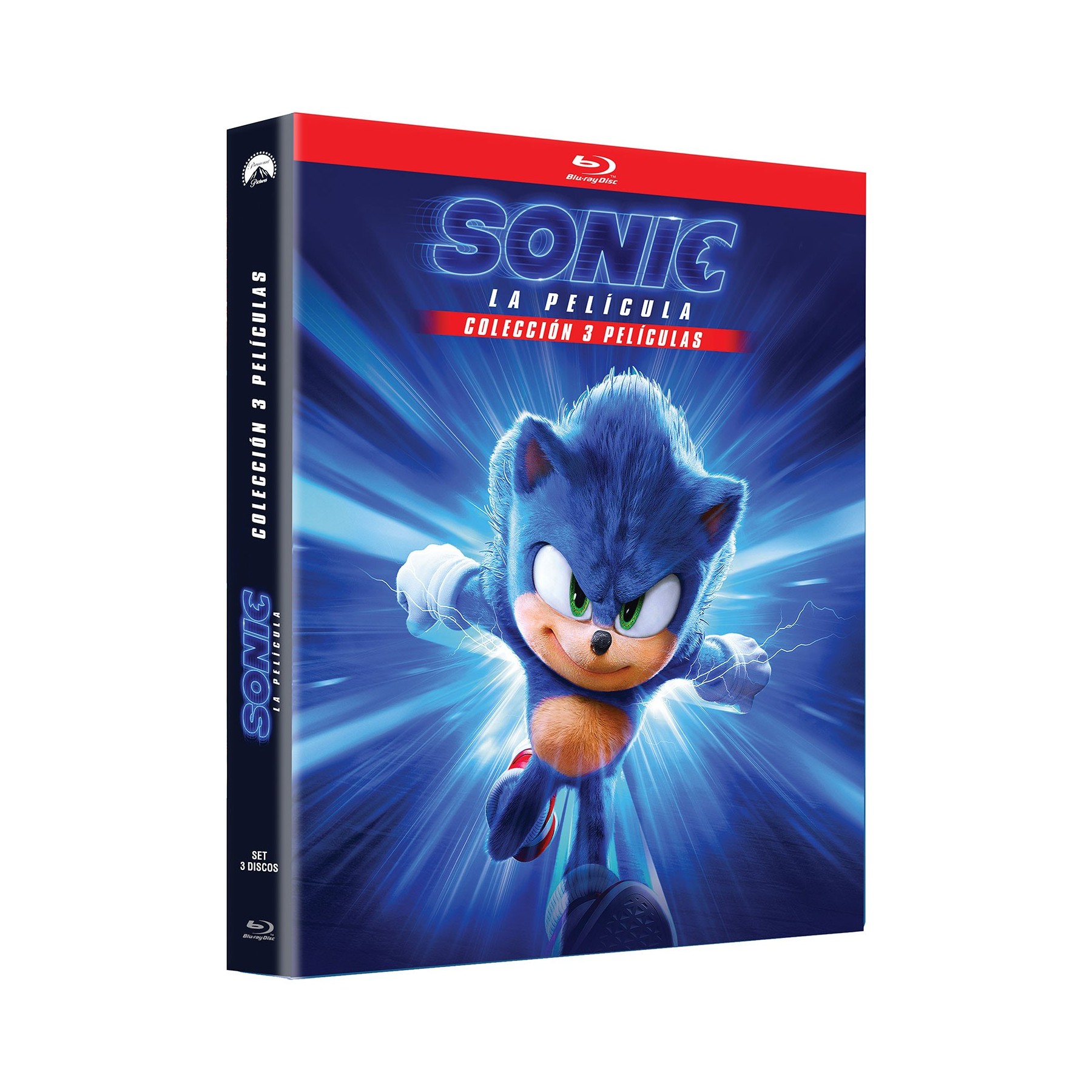 Sonic - Coleccion 3 Peliculas - Bd Br