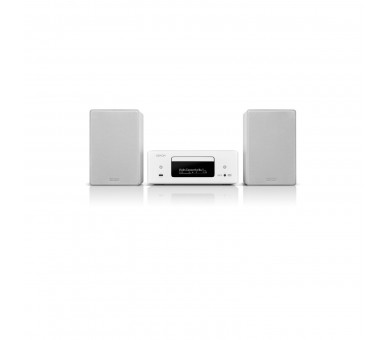Denon Ceol N12Dab White / Minicadena 2X65W Con Altavoces