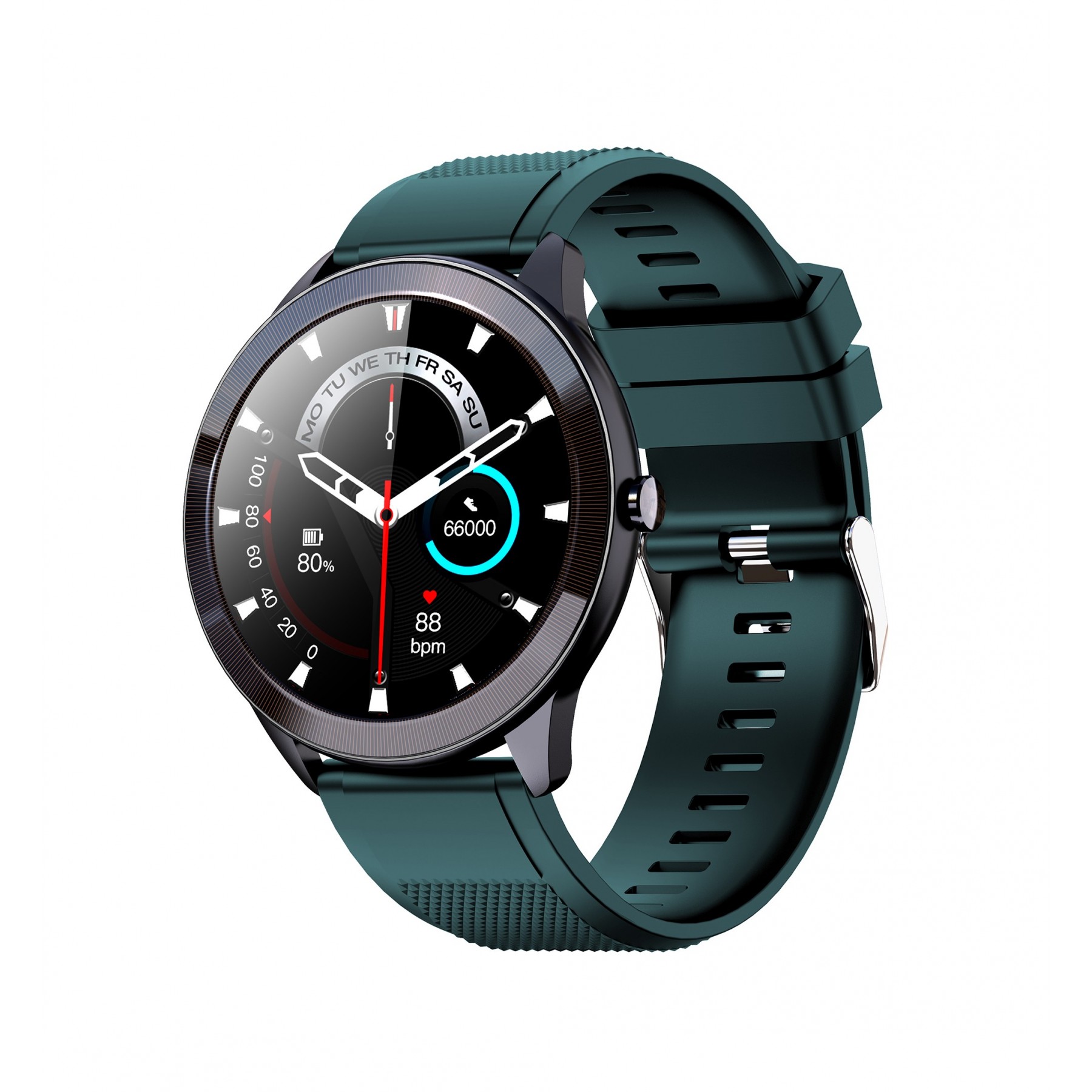 Smartwatch Leotec 1,28" Multisport Wave Verde Pantalla Redon