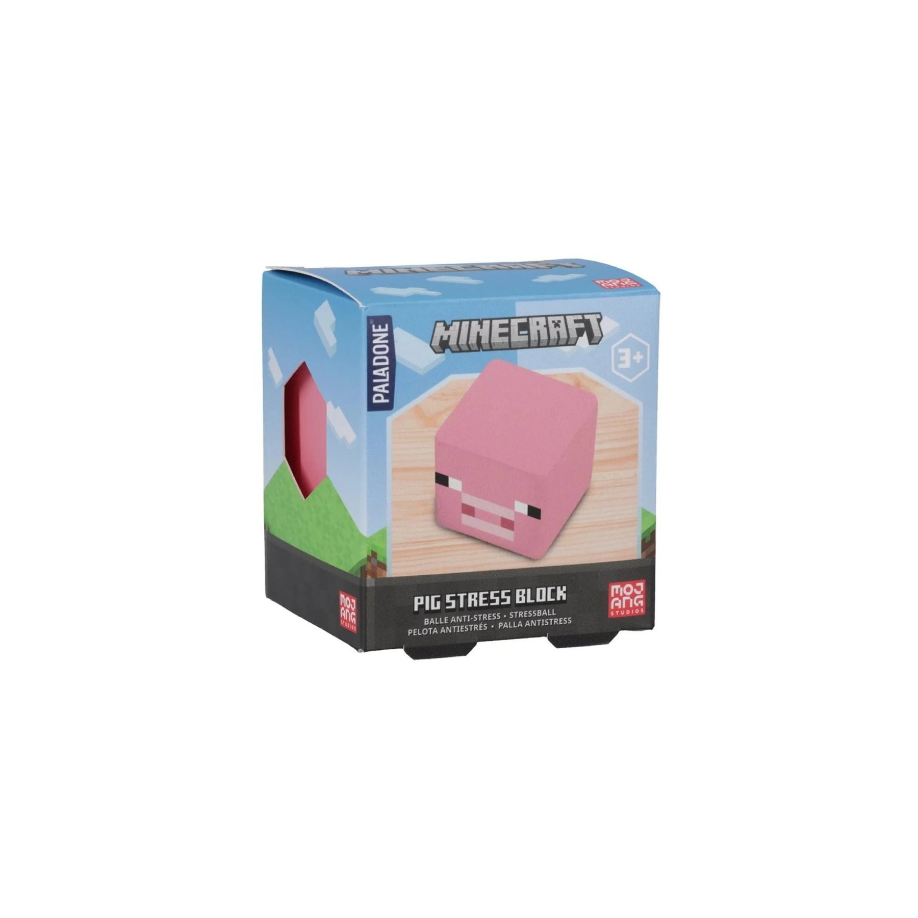 Minecraft - Cubo Antiestrs Rosa