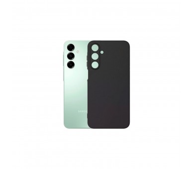 Jc Funda Trasera De Silicona En Color Negro / Samsung Galaxy