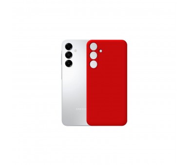 Jc Funda Trasera De Silicona En Color Rojo / Samsung Galaxy