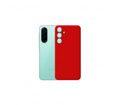 Jc Funda Trasera De Silicona En Color Rojo / Samsung Galaxy