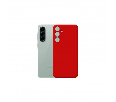 Jc Funda Trasera De Silicona En Color Rojo / Samsung Galaxy