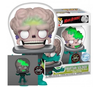 Funko POP! Mars Attacks: Martian Soldier (1877) EXM CHASE GW