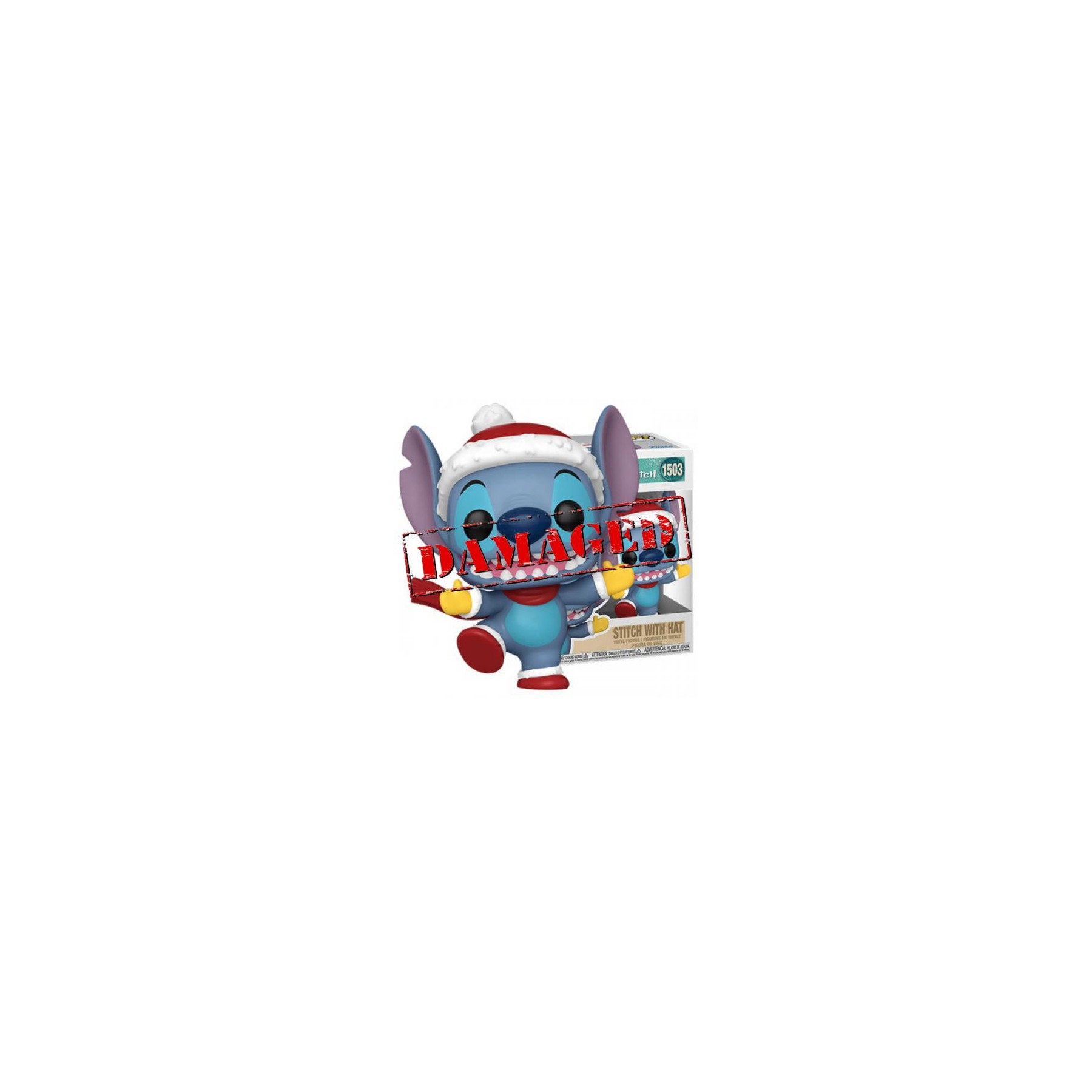 D1 Funko POP! Disney Stitch Holiday: Stitch w/Hat (1503)