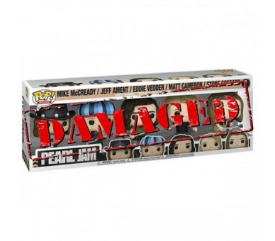 D1 Funko POP! Album Pearl Jam Mike Jeff Eddie Matt Stone 5PK