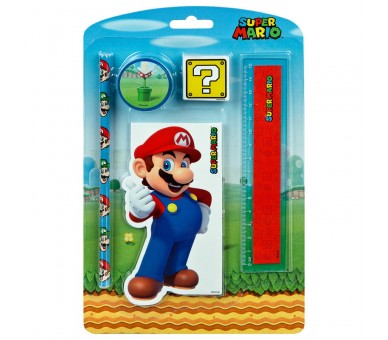 Set papeleria Super Mario Bros