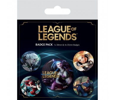 Set 5 chapas League of Legends