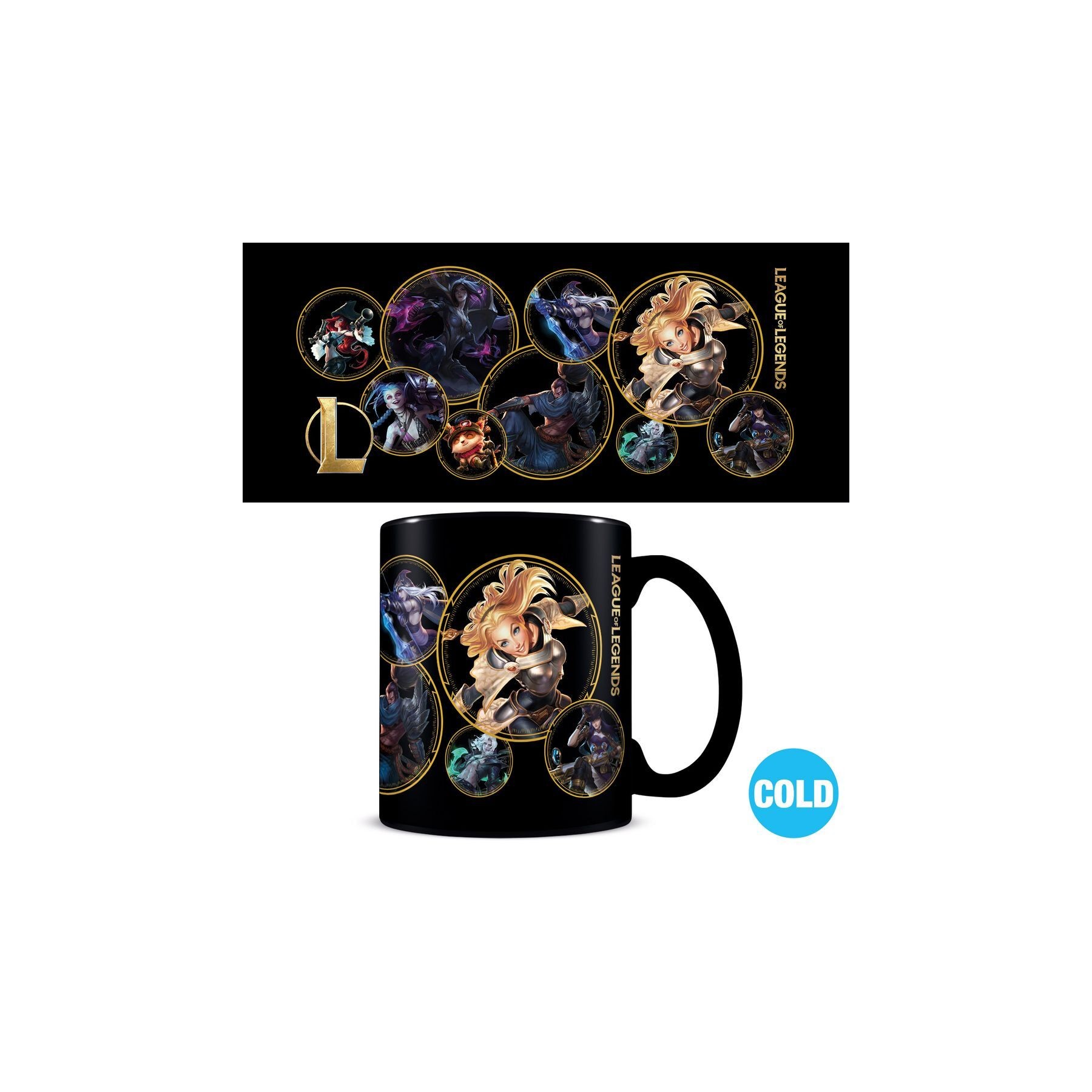 Taza termocolora League of Legends