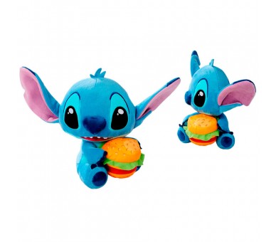 Peluche Stitch Hamburguesa Disney 25cm