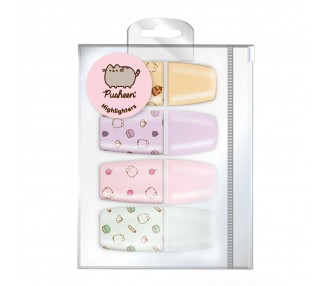 Set 4 Subrayadores Pusheen