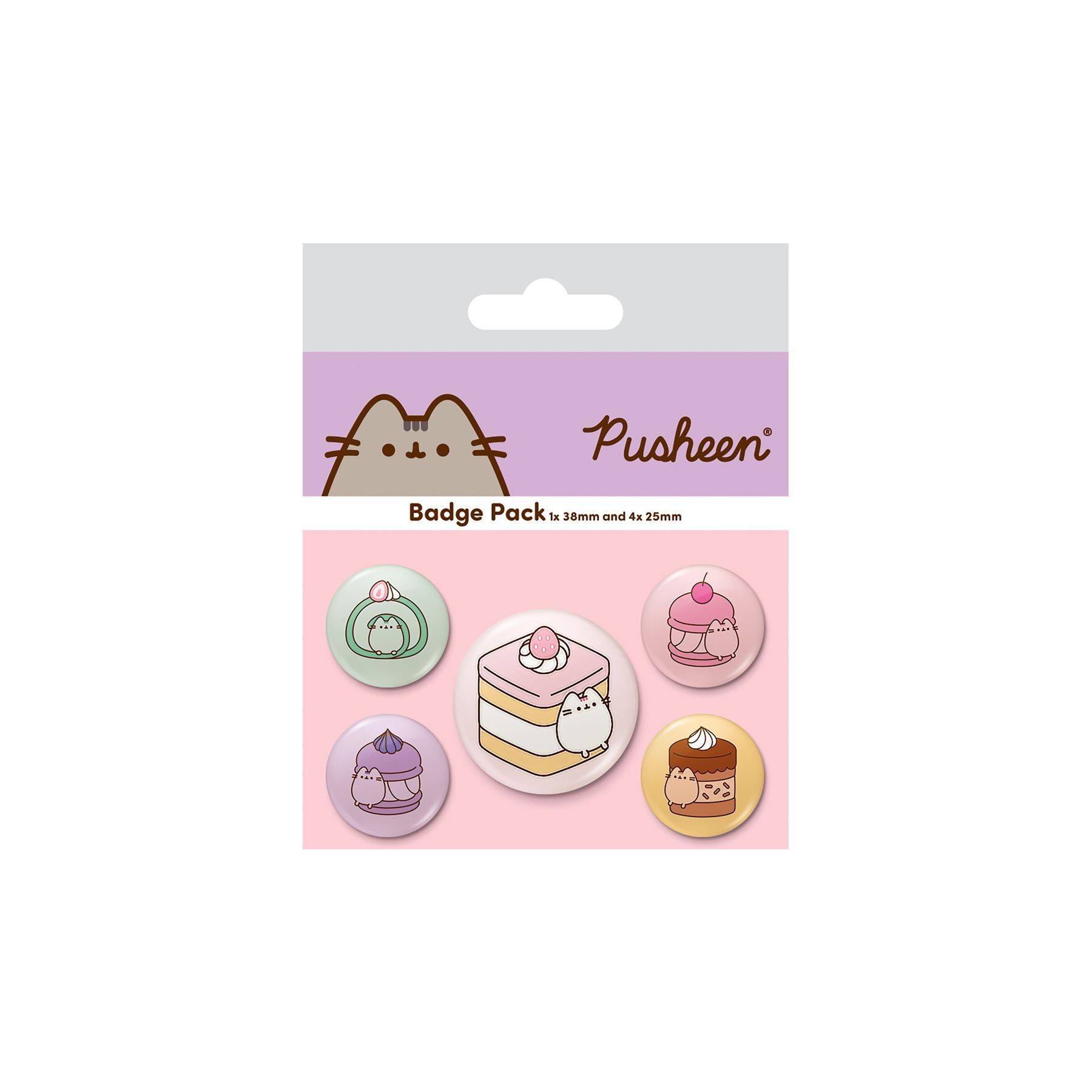 Set 5 chapas Pusheen