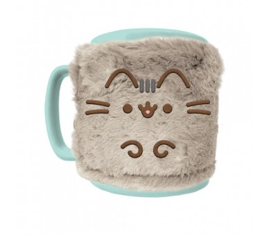 Taza funda de peluche Pusheen 440ml
