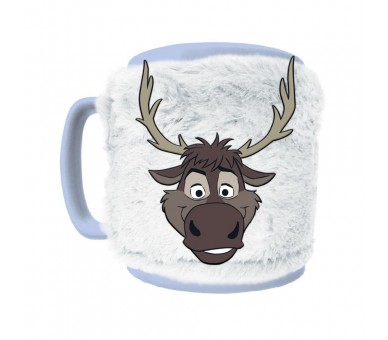 Taza funda de peluche Sven Frozen Disney 440ml