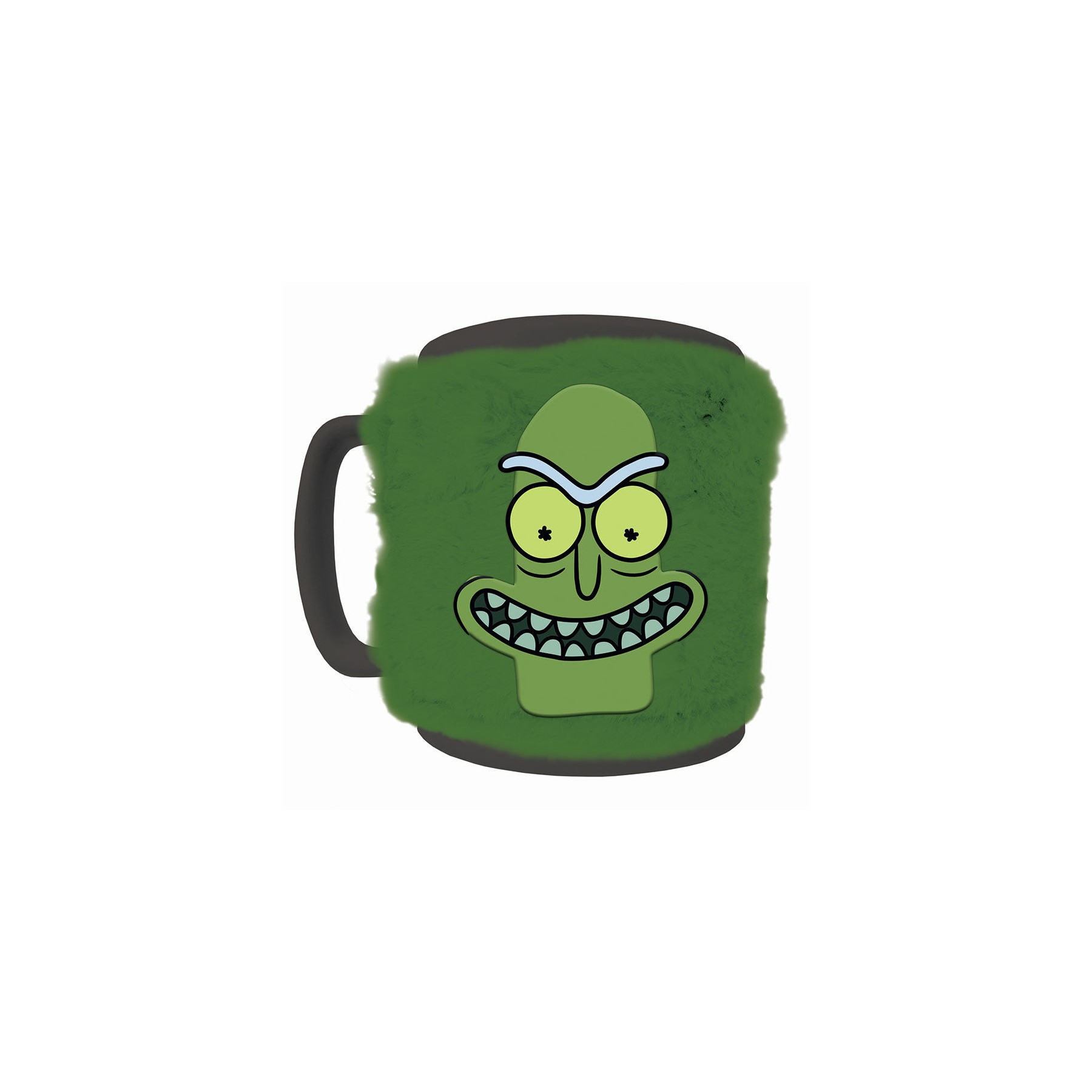 Taza funda de peluche Pickle Rick and Morty 440ml