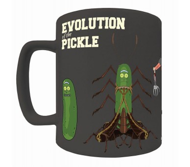 Taza funda de peluche Pickle Rick and Morty 440ml
