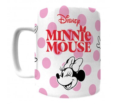 Taza funda de peluche Minnie Disney 440ml