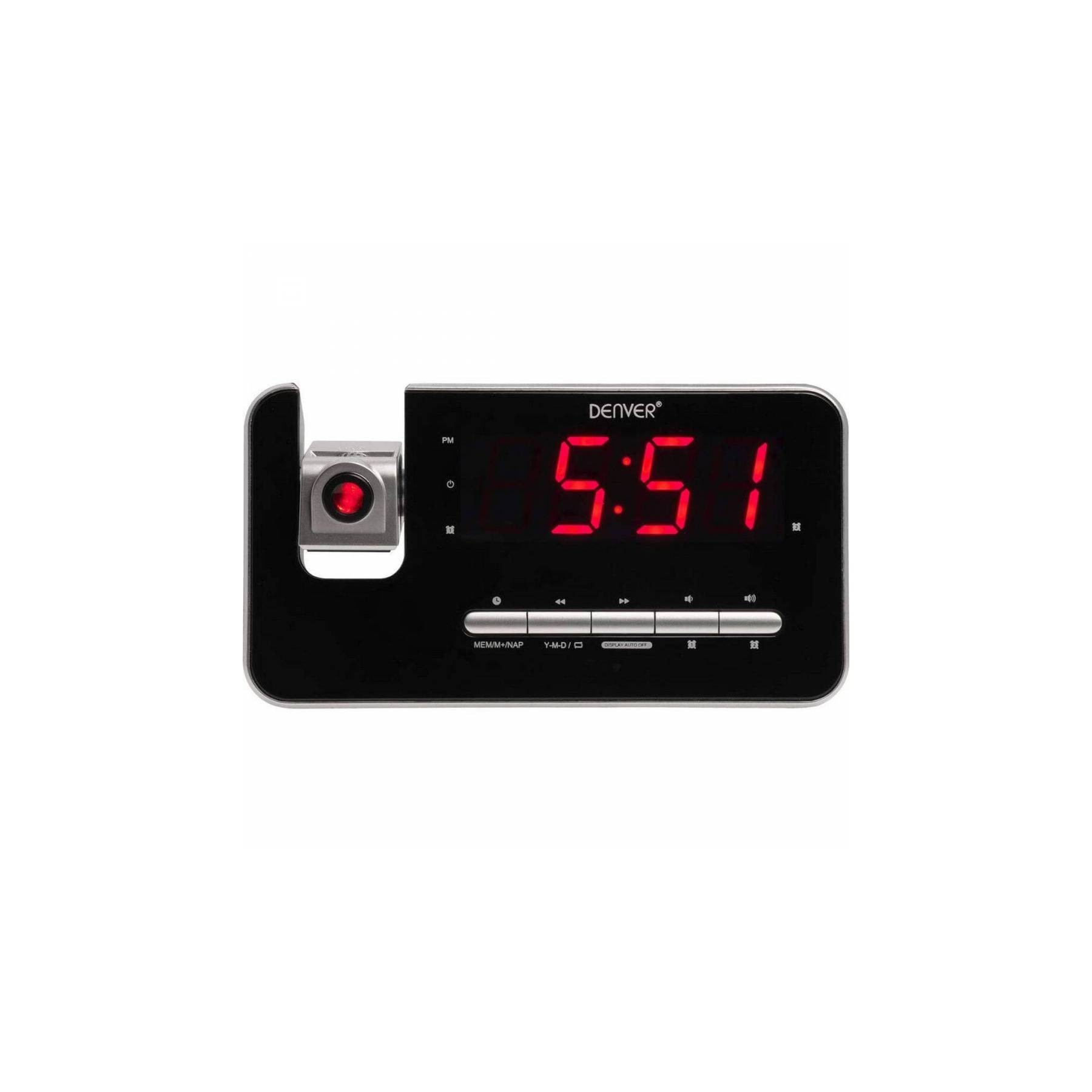 Reloj Digital Denver Crp-618  Negro, Plata Radio