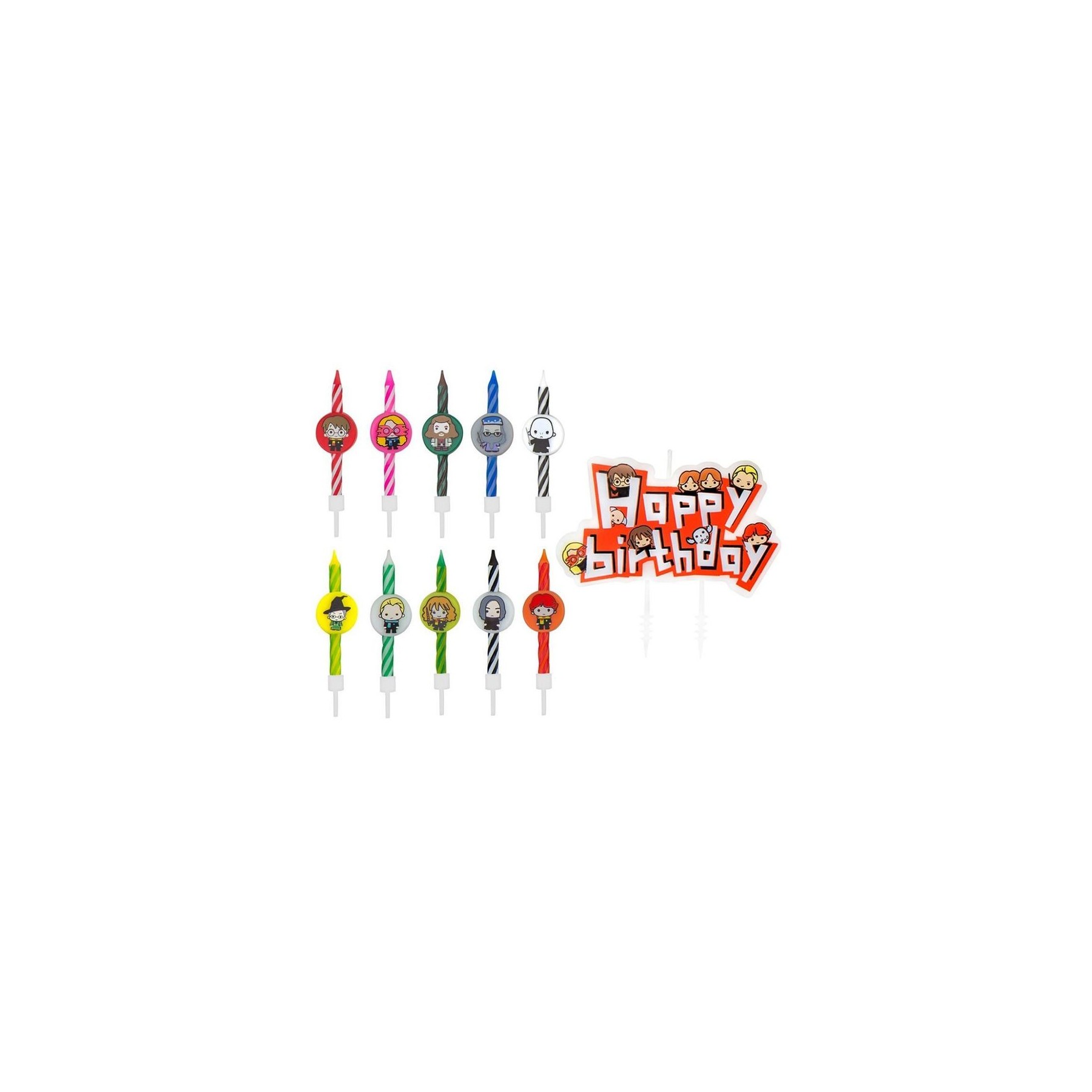 Velas Cumpleaños Harry Potter Kawaii